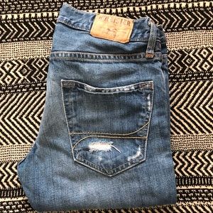 Distressed Hollister Jeans